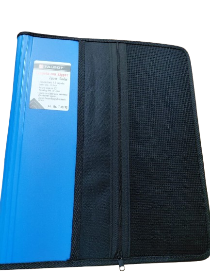 Talbot Presentation 3 Ring 1.5" A4 w/Zipper Book #33192 