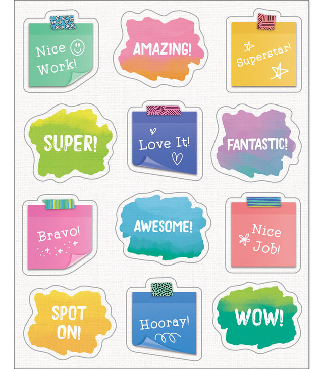 Motivational Stickers: DOODLE SHAPE