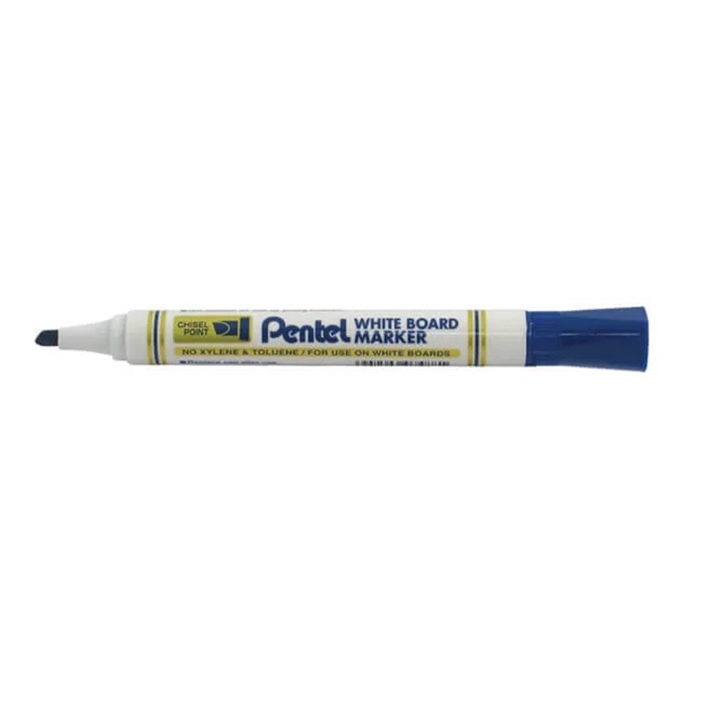 Pentel Whiteboard BLUE Chisel Marker #MW86-CO