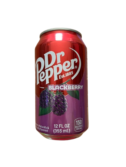 Dr. Pepper BLACKBERRY 12oz Can 