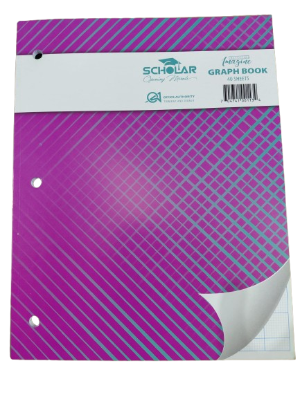Scholar Graph Book 40pg  (12/pk - 48/ctn)