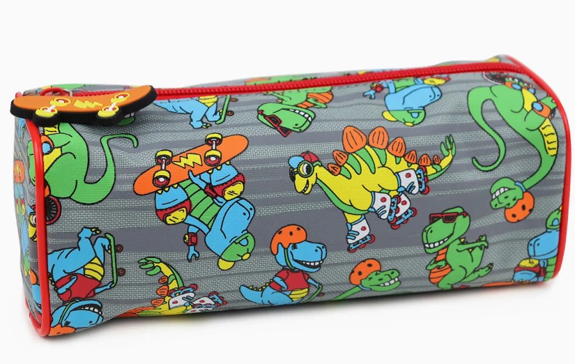 Pencil Case - Skating Dinosaur #PCA183
