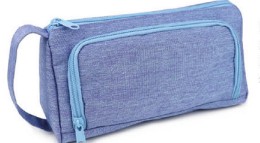 Pencil Case - Side Pocket Blue #PCA190
