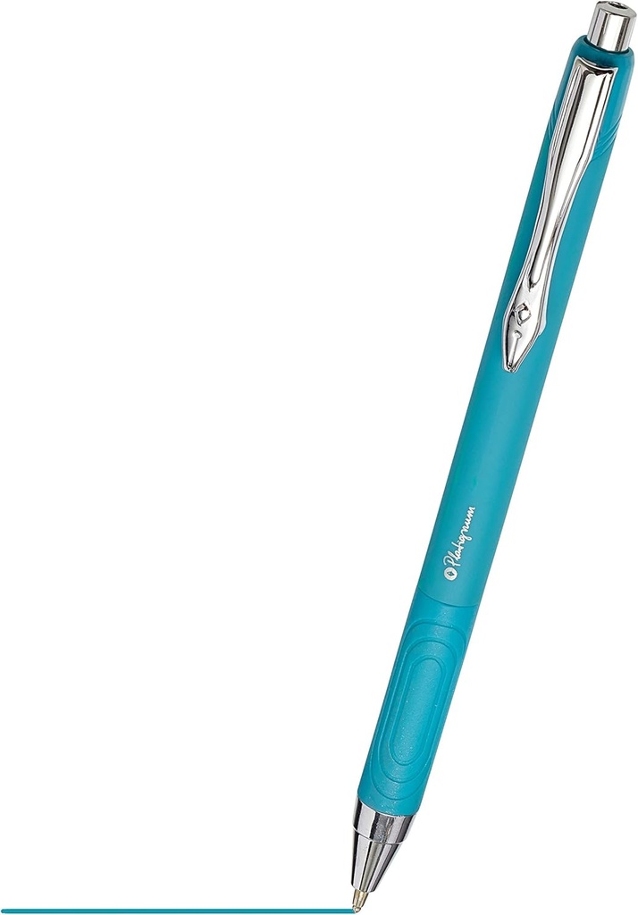 PLATIGNUM TIXX Retr TURQUOISE BP Pen  - (12/bx)