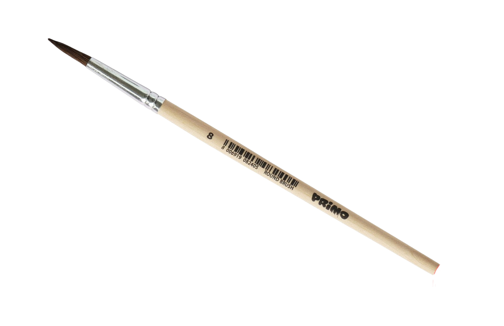Round Pony Paint Brush #8  #240PT8 - (12/bx)