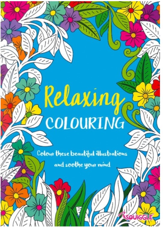 Relaxing Advanced A4 Colouring Book #P2192A 