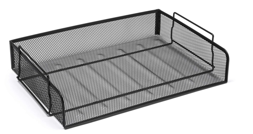 Letter Tray LANDSCAPE #LTSSL Wiremesh BLACK