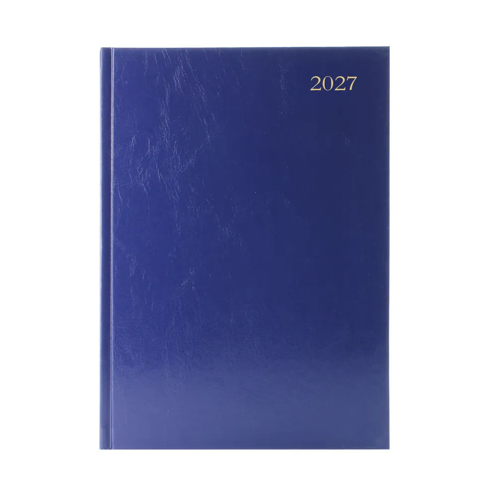 Desk Diary A5 Week To View (BLUE) 2027