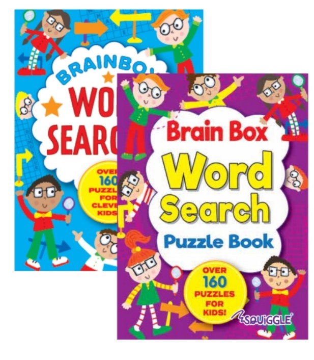 Brainbox A6 Wordsearch 2 Asst Titles #P2157