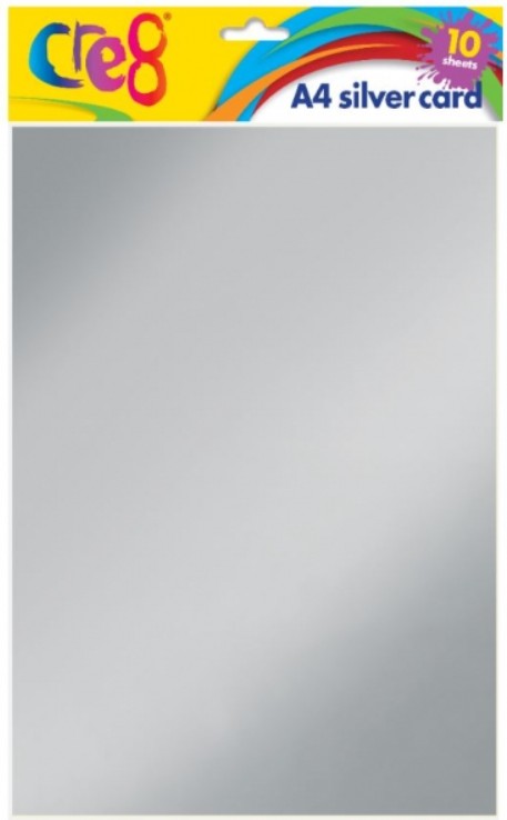 Cre8 Card A4 SILVER 200g 10shts #P2008