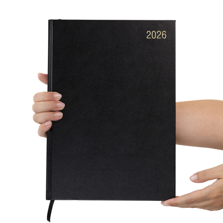 Desk Diary 1 Day Page A4 APPT (BLACK) 2026 #KFA41ABK26 - Sale