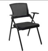 Visitor FOLDABLE Mesh BLACK Conference Chair H84xW46cm 300lbs