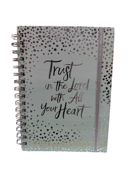 Journal Spiral TRUST IN THE LORD WITH ALL YOUR HEART #S1001-0002 / 127 0027