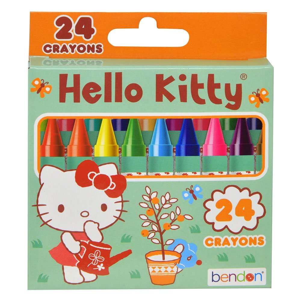 60097* HELLO KITTY 24pc Crayons
