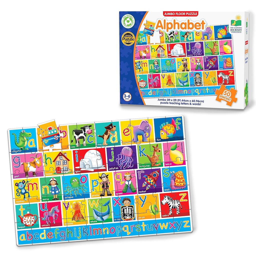 Jumbo Floor Puzzle - ALPHABET (3-6yrs)