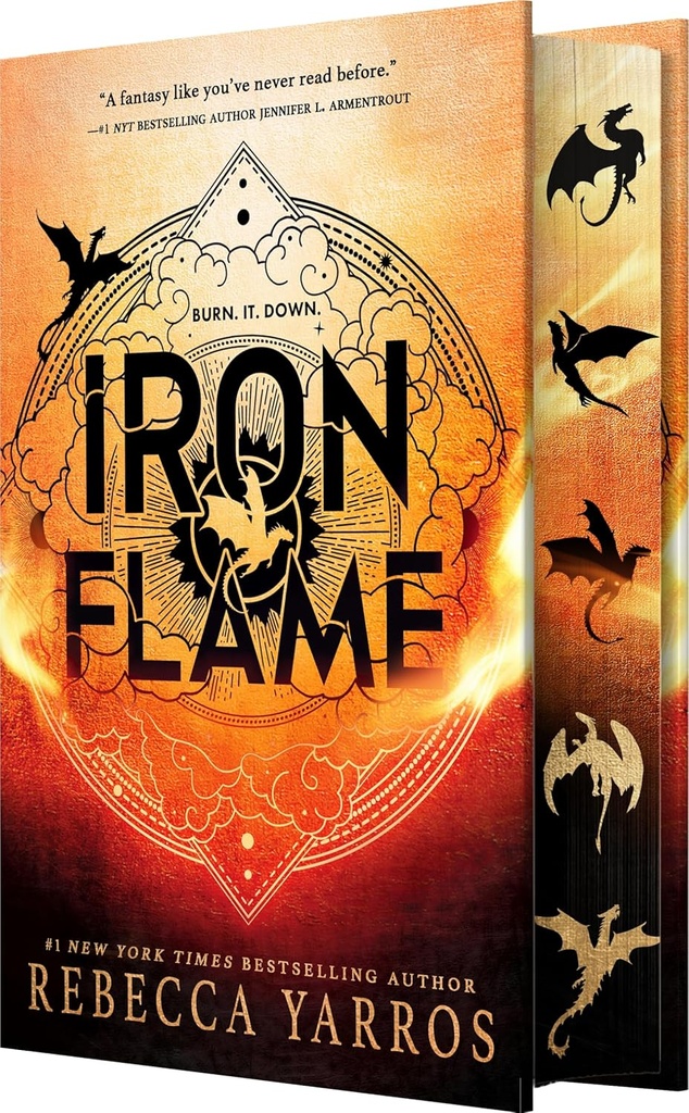 Iron Flame #2 HB (Wing & Claw Deluxe) - Rebecca Yarros