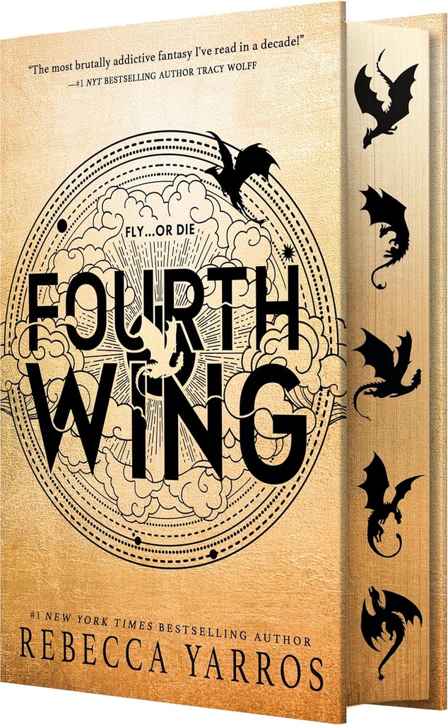 Fourth Wing #1 HB (Wing & Claw  Deluxe) - Rebecca Yarros