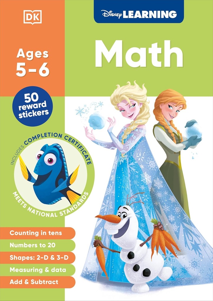 Math (5-6yrs): Disney Learning