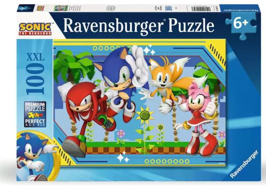 SONIC The Hedgehog 100XXL pc Puzzle 6+