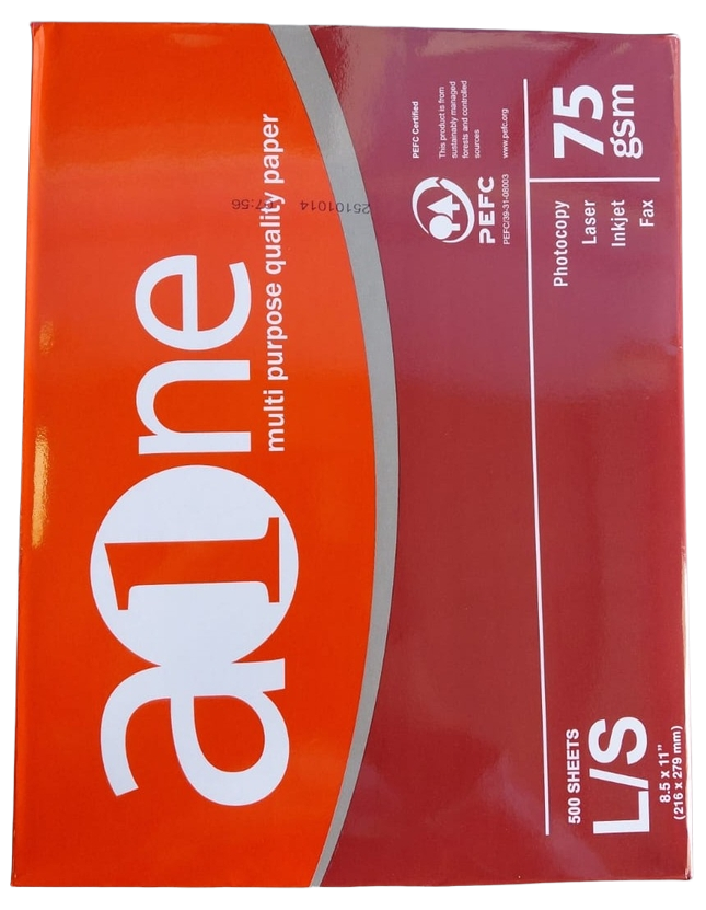 AONE Copy L/S 75g Copy Paper per ream - (10/ctn)