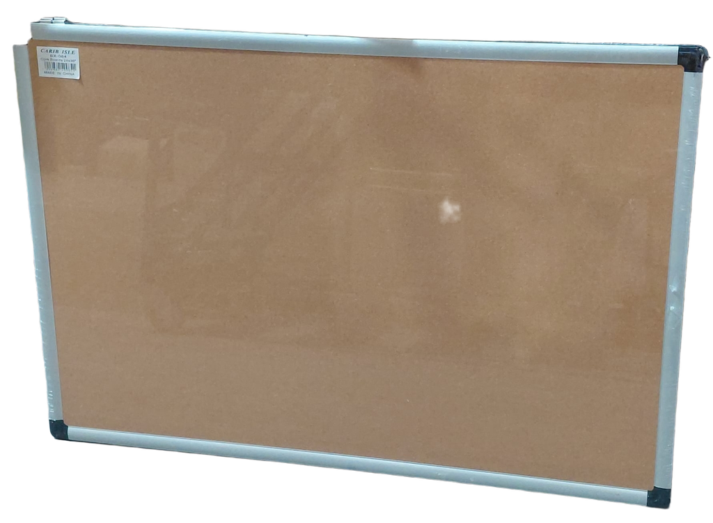 Carib Isle Corkboard 24x36" w/Alum. Frame