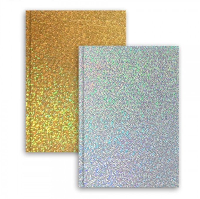 Holographic A5 Gold & Silver Notebook #P1163