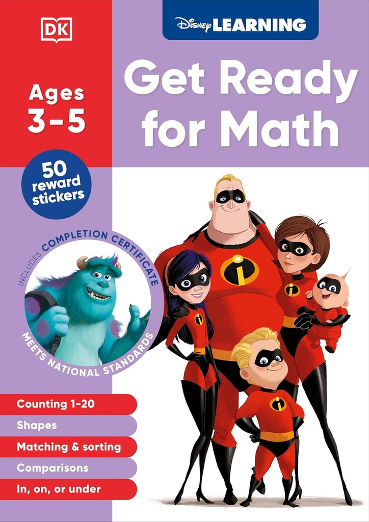 Get Ready For Math (3-5yrs): Disney Learning
