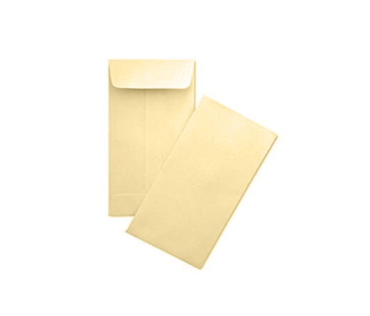 4-1/2" x 2-3/4" Manilla Envelopes 4"x2" 106mm x 70mm (Sold as 50/pk)