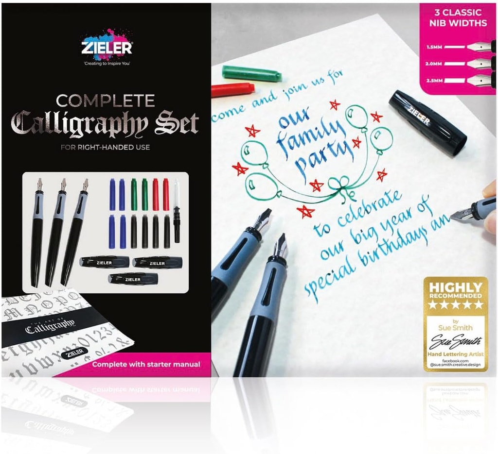 Zieler Complete Calligraphy Starter Set w/Pad #09608119