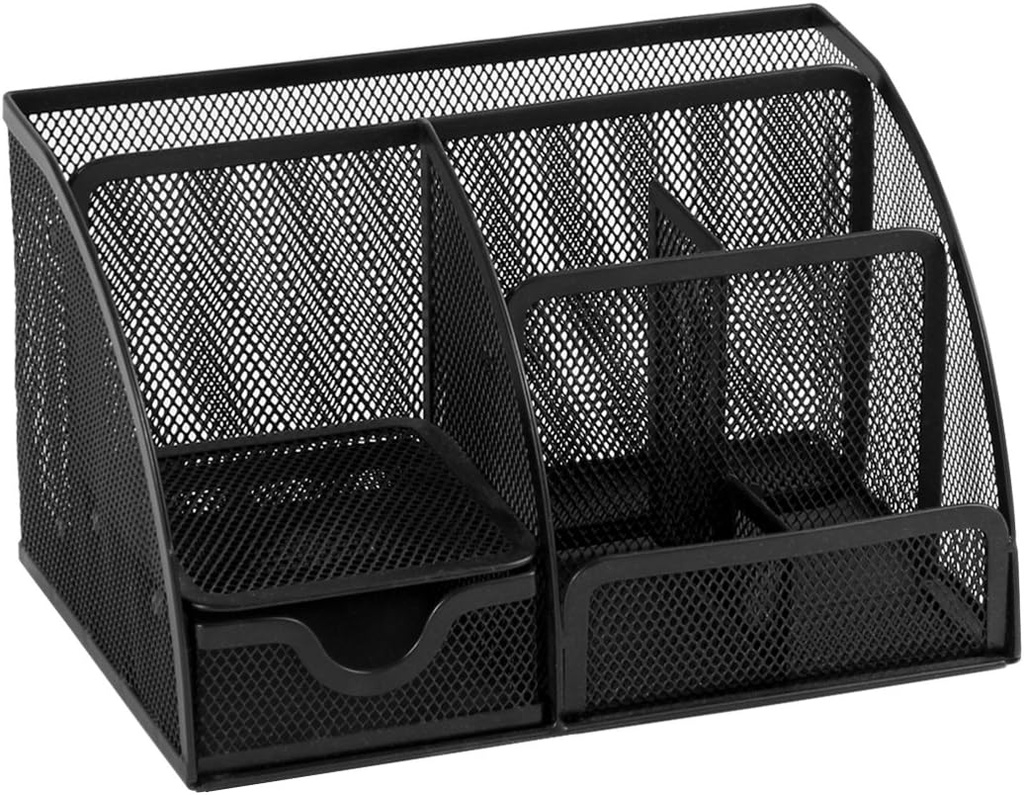 Osco Desk Organizer #MD01 BLACK Wiremesh