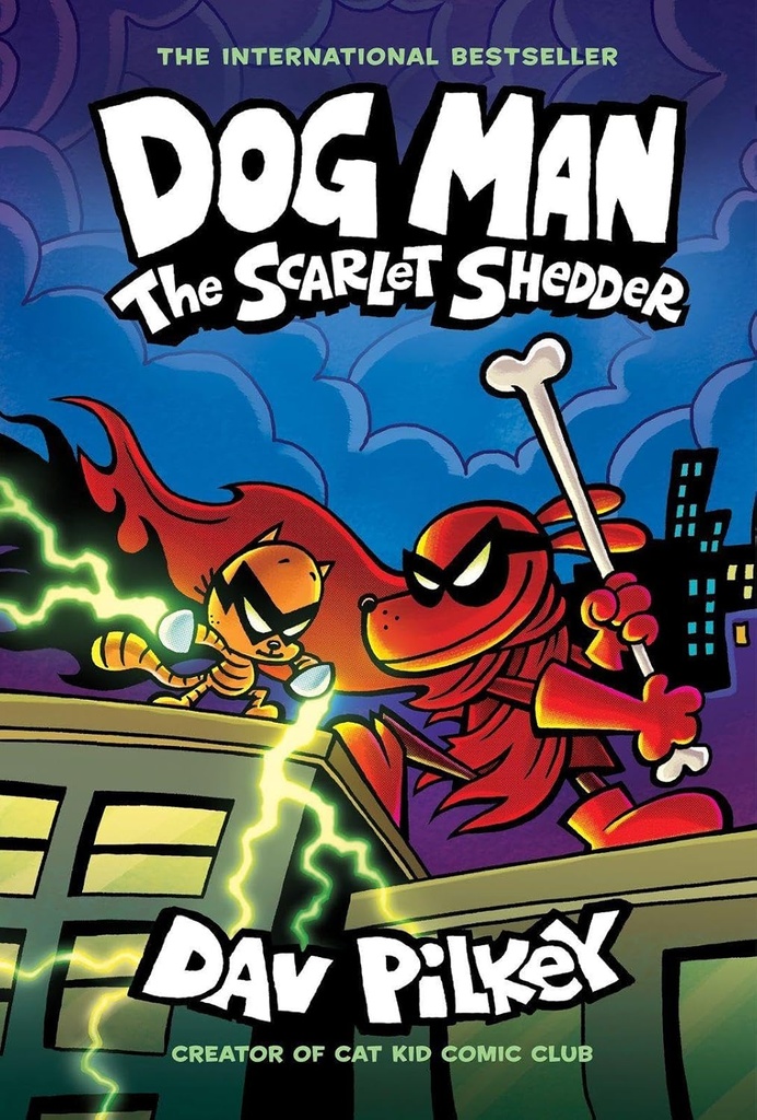 Dog Man #12 The Scarlet Shedder PB - Dav Pilkey