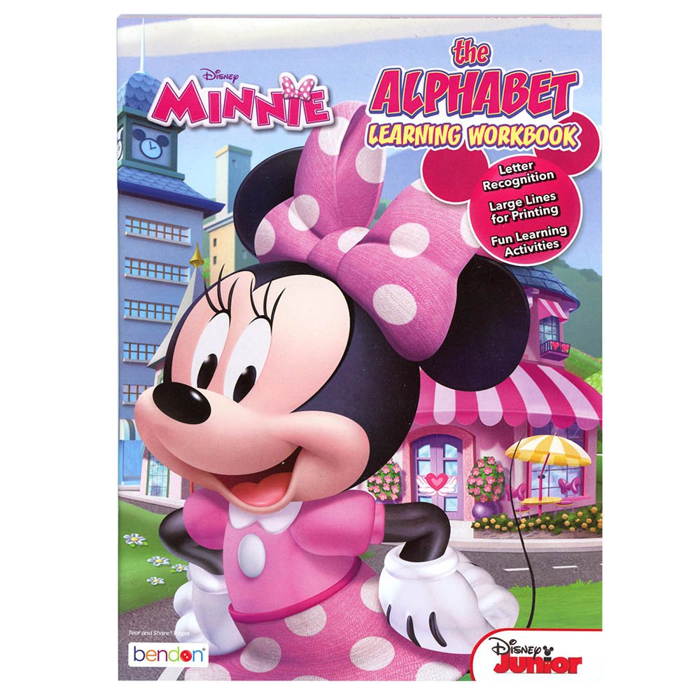 41929* MINNIE Alphabet Learning Workbook