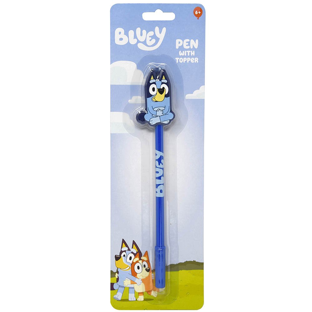 718391BLU* BLUEY BP Pen w/Shaped Topper