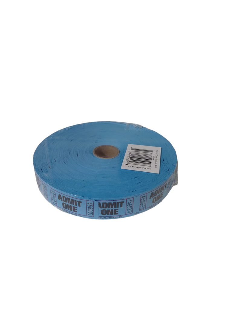 Admission Roll Tickets Single BLUE #85420
