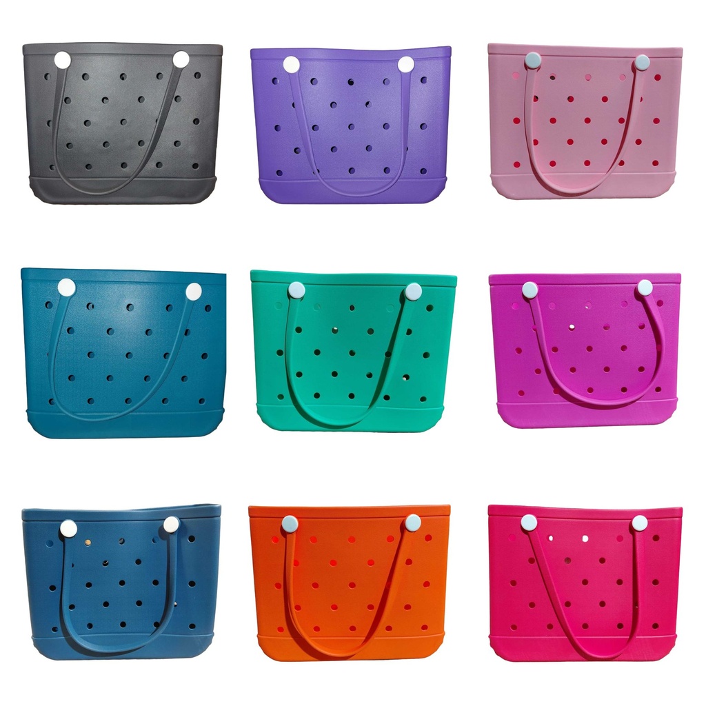 EVA Bag MED 14x4.7x11" Asst Cols (Without Charms)