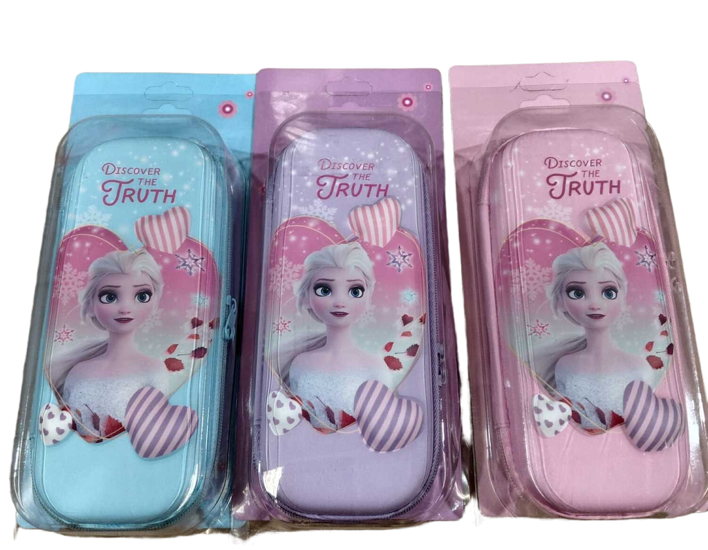 Pencil Case "Discover The Truth" FROZEN 3 Asst Cols (Molded)
