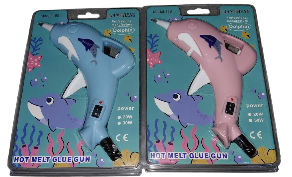 Hot Melt Mini Glue Gun DOLPHIN SHAPED #188 