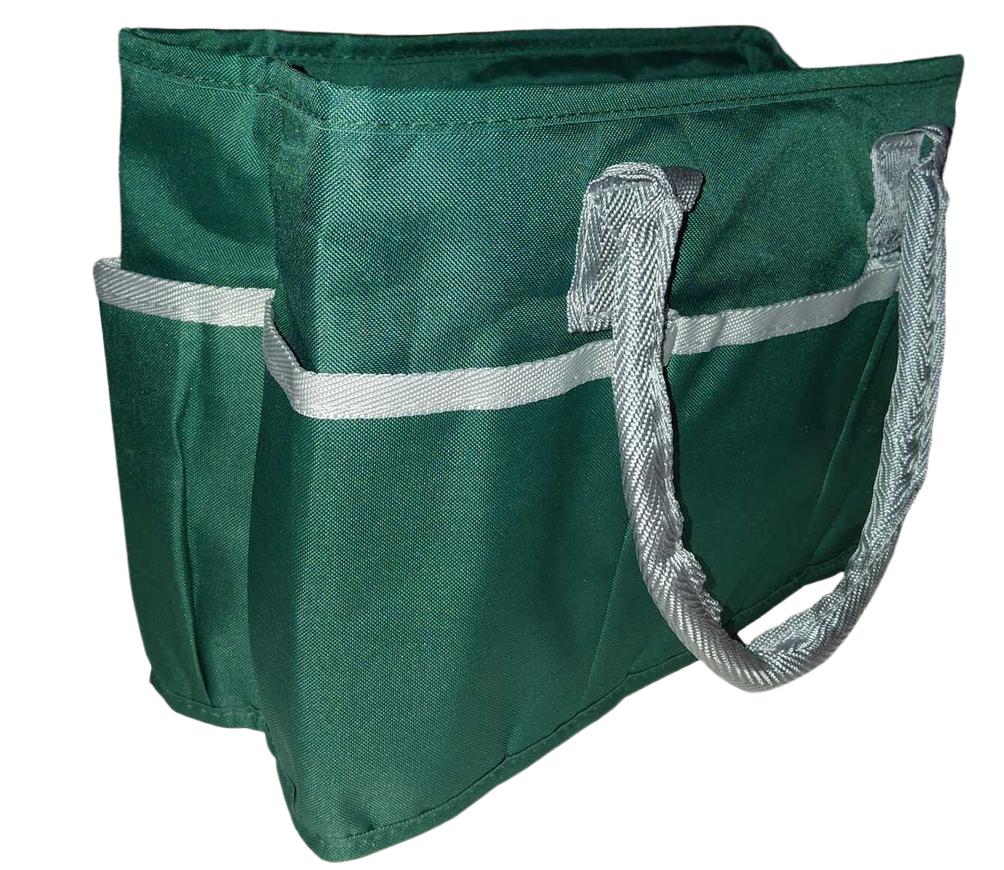 Lunch Bag w/Pockets #TN22 30x13x20cm Asst Cols.