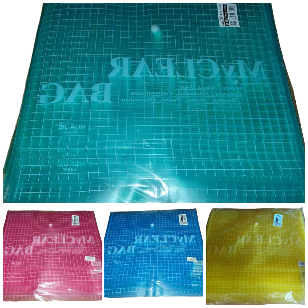 My Clear Bag FOOLSCAP Size #H209F- (12/pk - 1200/ctn)