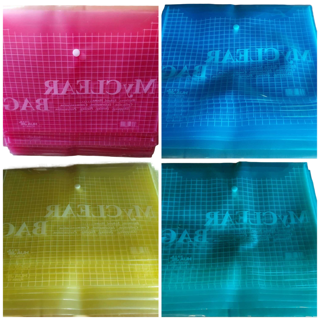 My Clear Bag A4 Size #H209A-18- (12/pk - 1200/ctn)