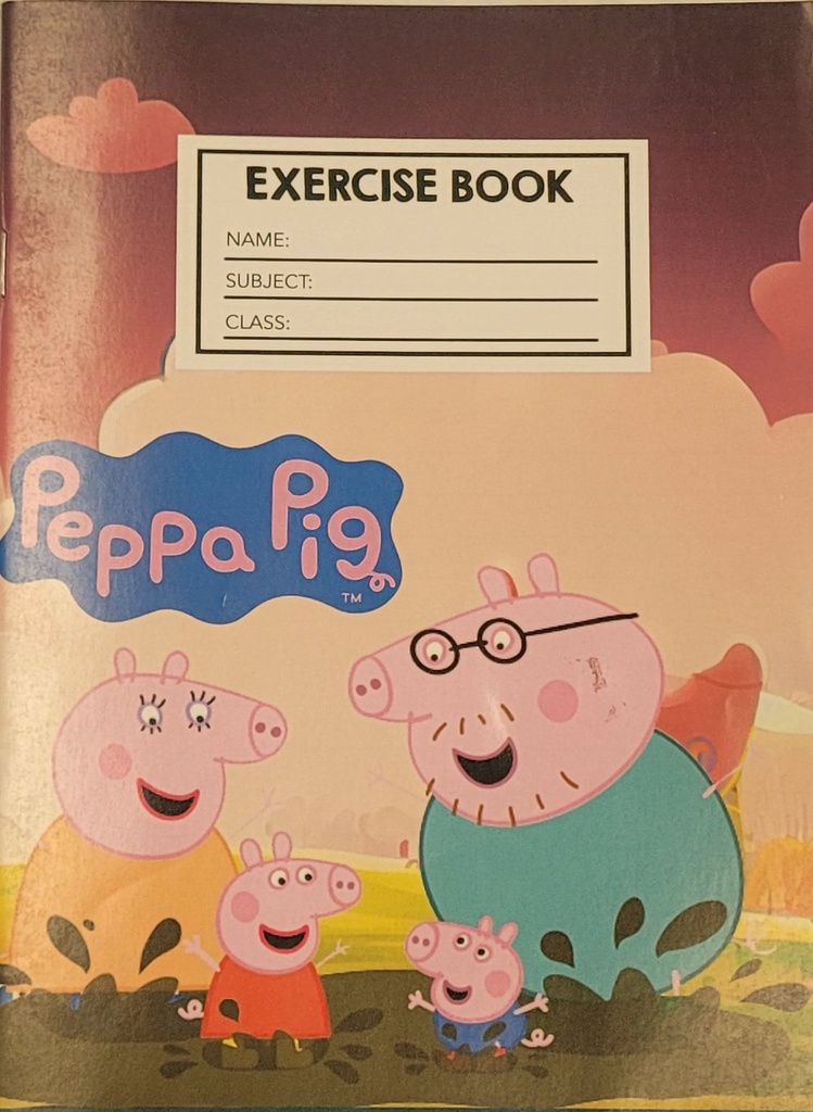 Exercise Books Single Line Asst Characters 40pg - (288/bale) 