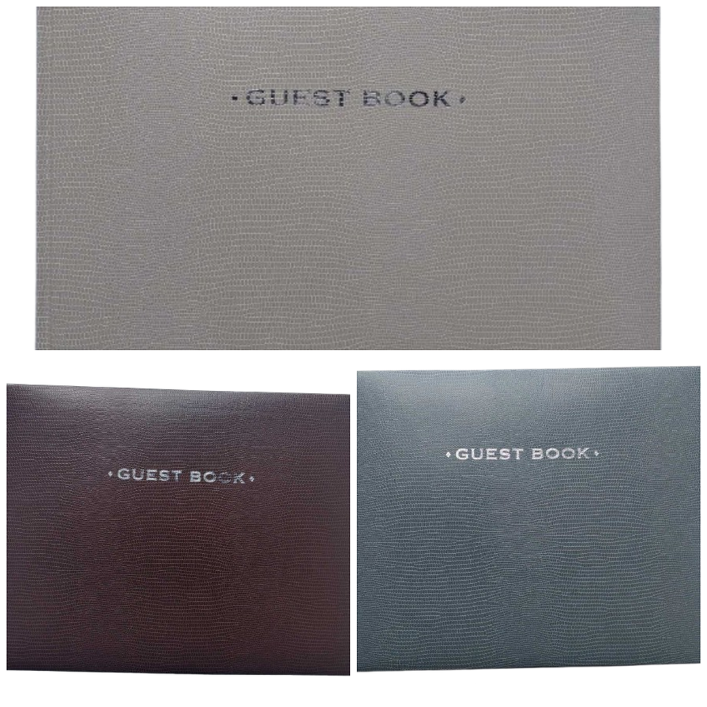 Visitor's/Guest Books (Grey/Brown/Cream) - Tallon #6232