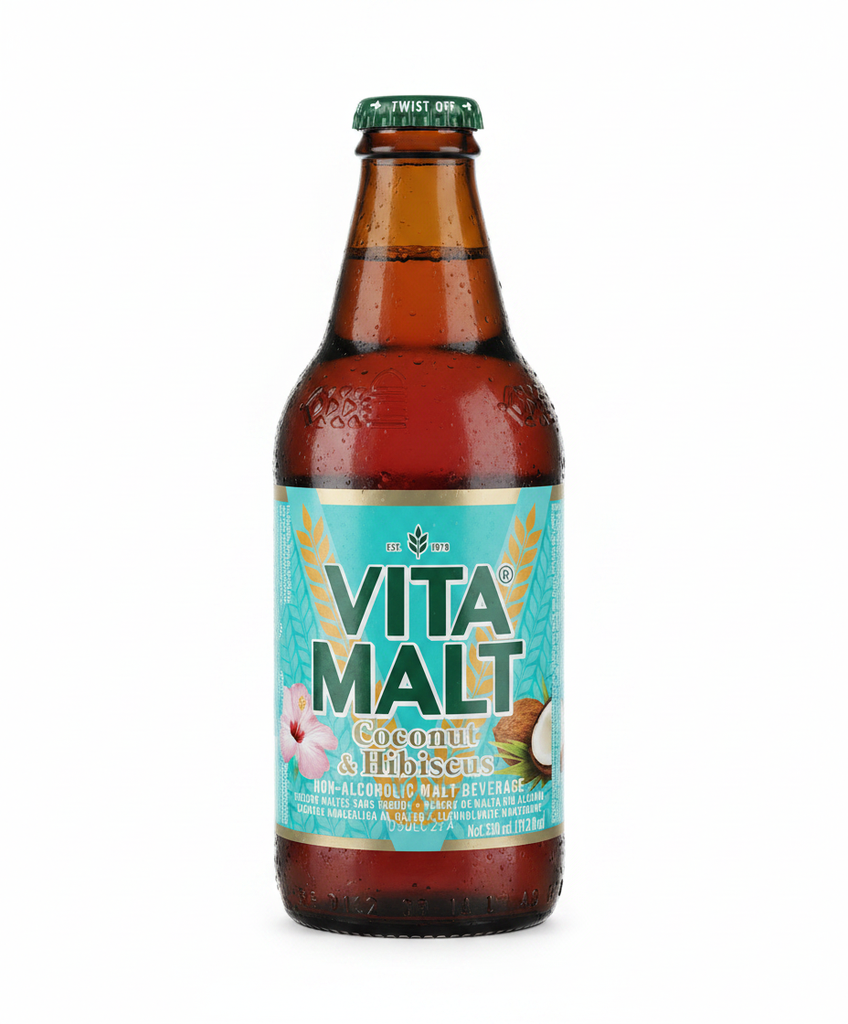 Vita Malt COCONUT HIBISCUS 11.2oz Bottle - Each - (24/ctn)