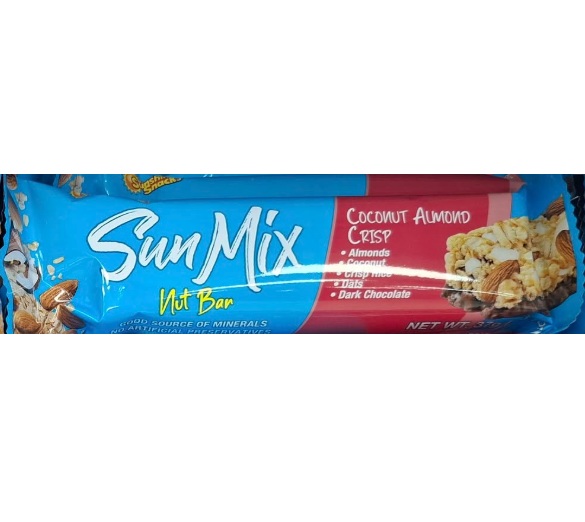 Sun Mix Nut Bar Coconut Almond Crisp 37g