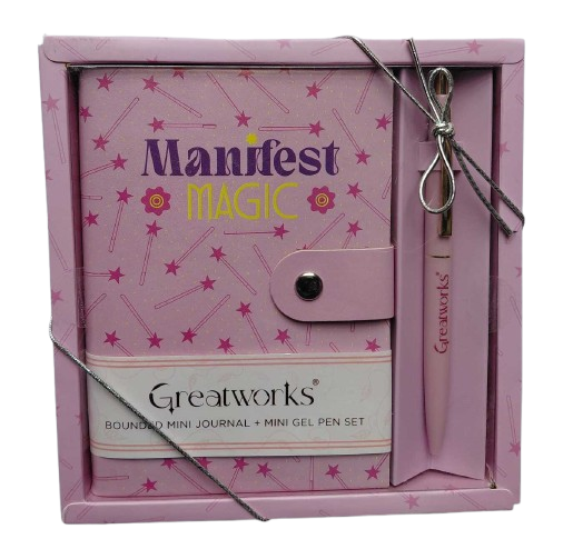 Greatworks Mini Journal w/Pen Set (2 Designs) #127-1601