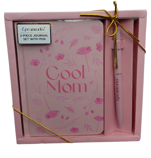 Greatworks MOM 2pc Journal Set w/Pen (Pink/Purple) #127-7739