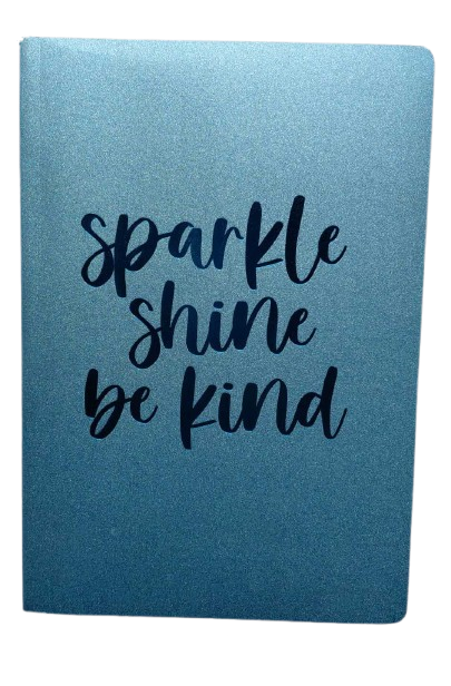 Journal - Sparkle & Shine Glitter STUDIO C (3 Designs) Single - (6/pk -24/ctn)