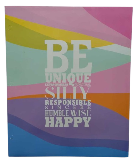 Studio C (Cheerful) 2 Pocket Foiled Portfolio (Single)  - (40/ctn)