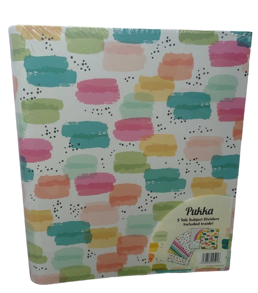 PUKKA Binder 3 Ring A4 COLORWASH with Dividers & Planner