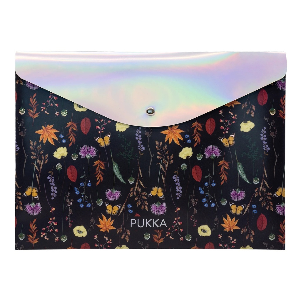 PUKKA Stud Wallet A4 BLOOM FLORAL - Single